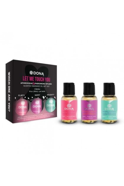 Coffret cadeau massage parfumé (3 x 30 ml) - Love Shop Avenue