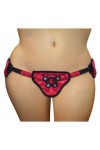 Red lace & satin corsette plus size - Love Shop Avenue