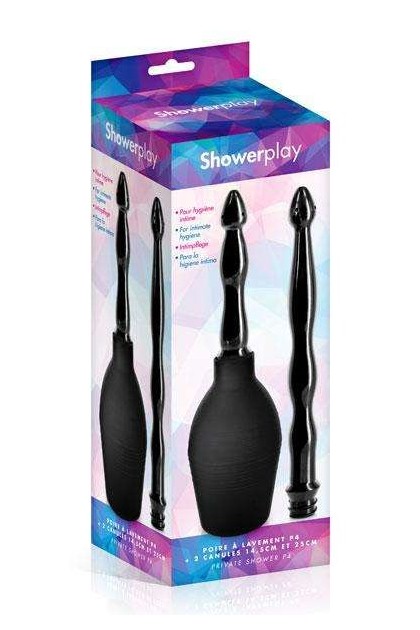 POIRE A LAVEMENT 2 EMBOUTS SHOWERPLAY