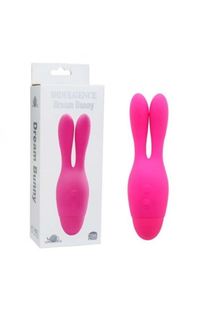STIMULATEUR VIBRANT EN SILICONE INDULGENCE DREAM BUNNY - ROSE