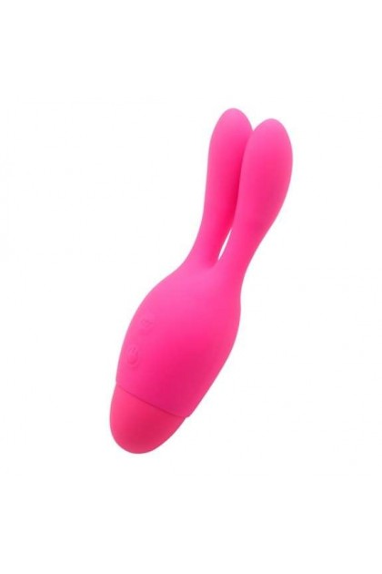 STIMULATEUR VIBRANT EN SILICONE INDULGENCE DREAM BUNNY - ROSE