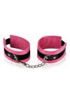 MENOTTES POIGNETS ROSE ET NOIR