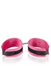 MENOTTES POIGNETS ROSE ET NOIR