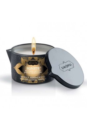 BOUGIE DE MASSAGE  IGNITE - BOIS DE SANTAL / VANILLE