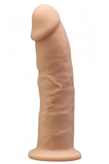 Gode ventouse droit réaliste en silexpan modèl 2 (6")
