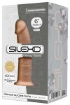 GODE VENTOUSE DROIT RÉALISTE EN SILEXPAN MODÈL 2 (6")