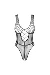 BODY OUVERT NOIR B117 TEDDY - OBSESSIVE - S/M/L