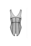 BODY OUVERT NOIR B117 TEDDY - OBSESSIVE - S/M/L