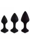 BIBI BUTT PLUG SET 3 PCS BLACK