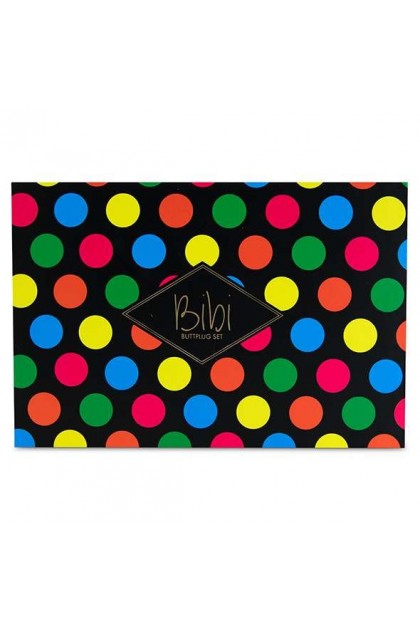 BIBI BUTT PLUG SET 3 PCS BLACK