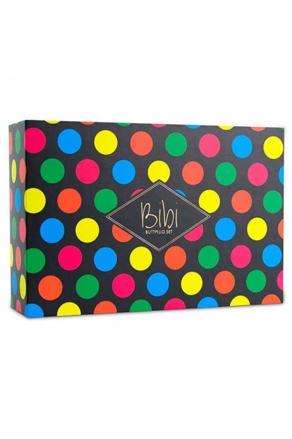 BIBI BUTT PLUG SET 3 PCS BLACK