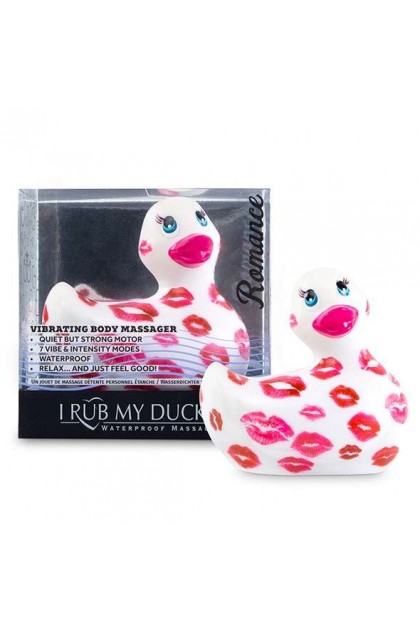 Canard vibrant romance blanc et rose 7 vitesses - Love Shop Avenue