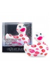 Canard vibrant romance blanc et rose 7 vitesses - Love Shop Avenue