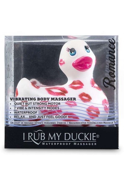 Canard vibrant romance blanc et rose 7 vitesses - Love Shop Avenue