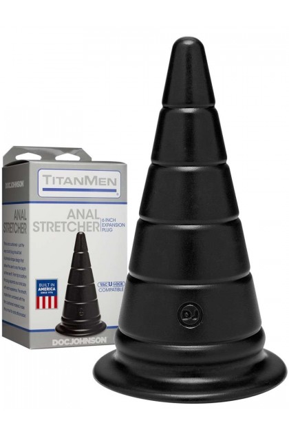 Plug anal en forme de cone titanmen anal stretcher  15cm