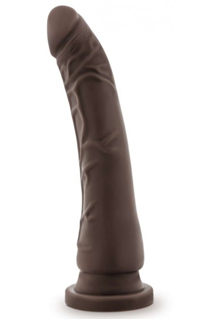 Gode ventouse realiste dr.skin chocolat - 22 CM - Love Shop Avenue