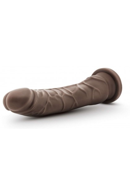 Gode ventouse realiste dr.skin chocolat - 22 CM - Love Shop Avenue