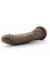 Gode ventouse realiste dr.skin chocolat - 22 CM - Love Shop Avenue