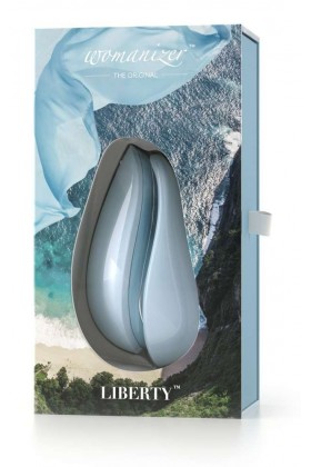 WOMANIZER LIBERTY BLEU STIMULATEUR DE CLITORIS