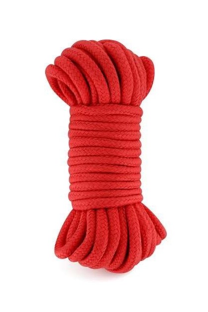 CORDE BONDAGE SHIBARI ROUGE 10 MÈTRES