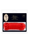 CORDE BONDAGE SHIBARI ROUGE 10 MÈTRES