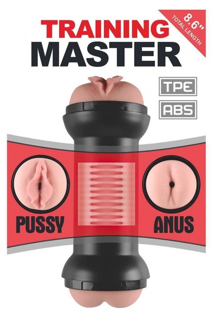 MASTURBATEUR DOUBLE SIDE VAGIN - ANUS