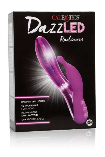 VIBROMASSEUR RABBIT LED DAZZLED RADIANCE ROSE