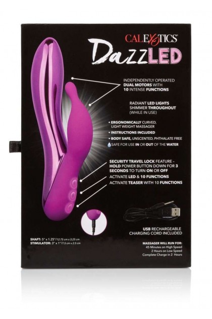 VIBROMASSEUR RABBIT LED DAZZLED RADIANCE ROSE