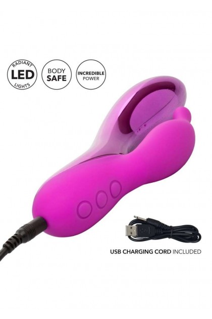 VIBROMASSEUR RABBIT LED DAZZLED RADIANCE ROSE