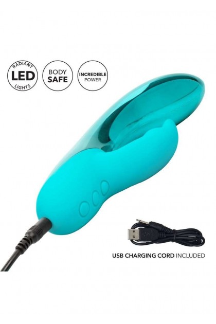 VIBROMASSEUR RABBIT LED DAZZLED BRILLIANCE VERT