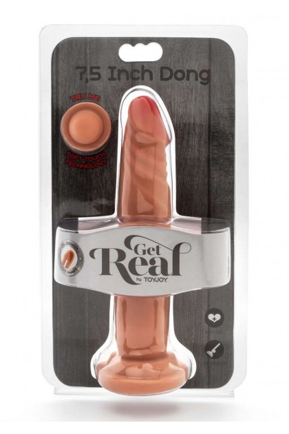 GODE RÉALISTE GET REAL DUAL DENSITY 18 X 3.5 CM