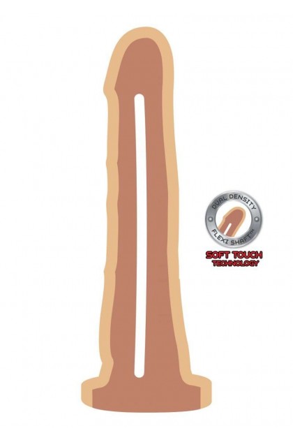 GODE RÉALISTE GET REAL DUAL DENSITY 18 X 3.5 CM