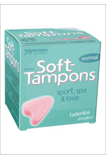Soft tampons normal - BOITE DE 3 - Love Shop Avenue