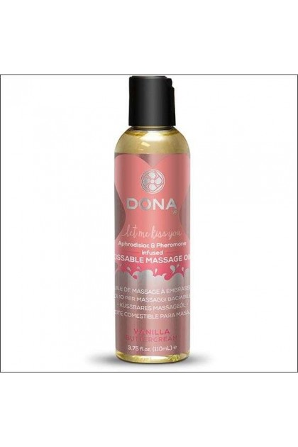 Huile de massage kissable crème au beurre à la vanille 110 ml