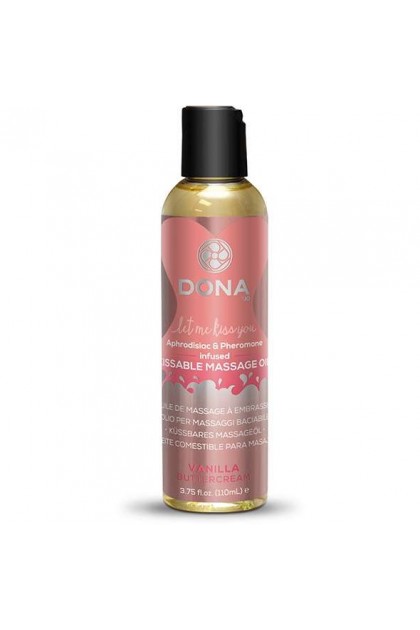HUILE DE MASSAGE KISSABLE CRÈME AU BEURRE À LA VANILLE 110 ML