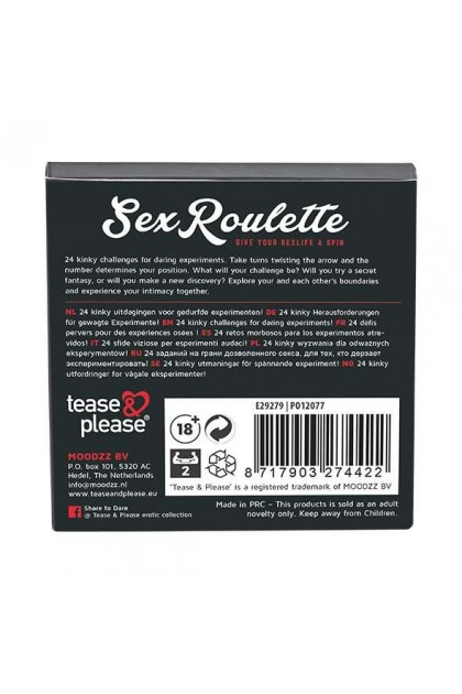 SEX ROULETTE KINKY (NL-DE-EN-FR-ES-PL-RU-SE-NO)