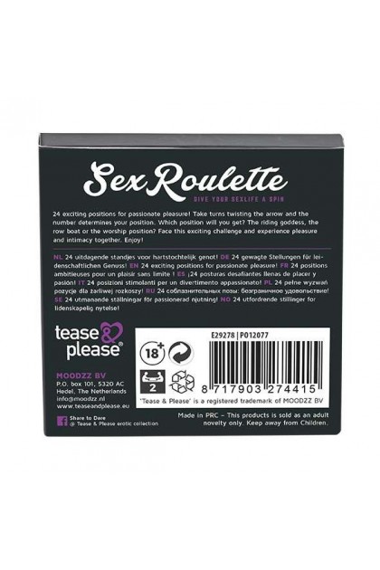SEX ROULETTE KAMA SUTRA (NL-DE-EN-FR-ES-PL-RU-SE-NO)