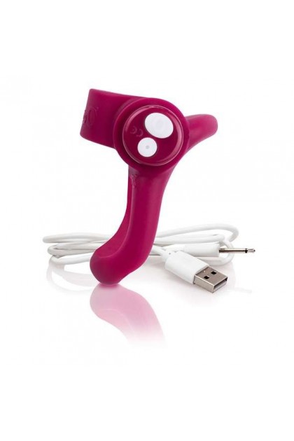 Cockring rechargeable you-TURN PLUS - ROUGE MERLOT - Love Shop Avenue