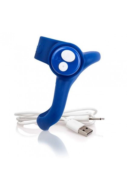 Cockring rechargeable you-TURN PLUS - BLEU MYRTILLE