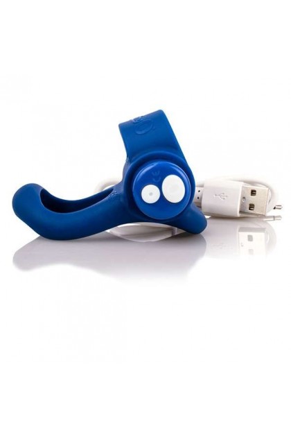 Cockring rechargeable you-TURN PLUS - BLEU MYRTILLE