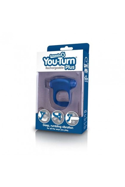 COCKRING RECHARGEABLE YOU-TURN PLUS - BLEU MYRTILLE