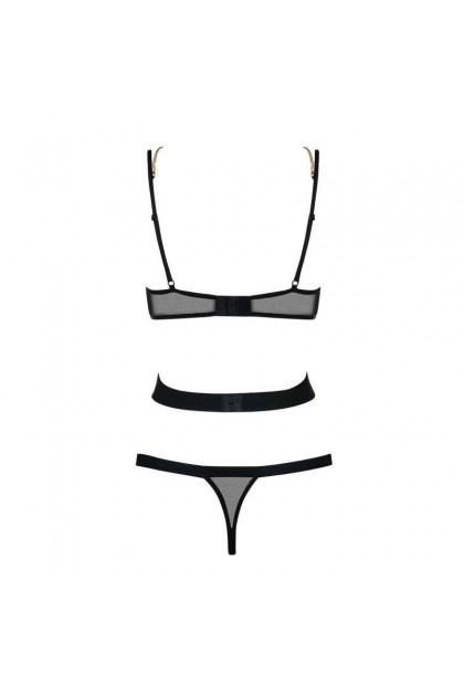 BODY NOIR BONDY TEDDY - OBSESSIVE - S/M