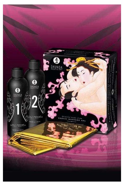 COFFRET MASSAGE SHUNGA PARFUM FRAISE
