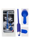 TIGE A URETRE VIBRANTE BLEU EN SILICONE