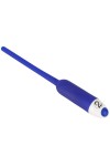 TIGE A URETRE VIBRANTE BLEU EN SILICONE