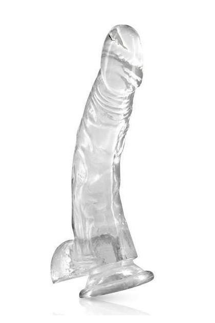 GODE TRANSLUCIDE EN JELLY 22CM