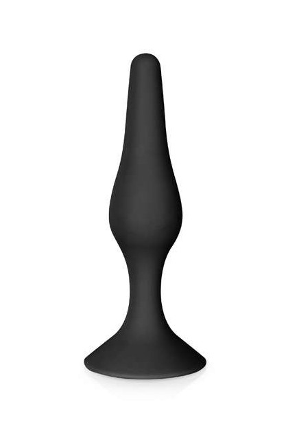 Plug anal noir ventouse 15cm - Love Shop Avenue