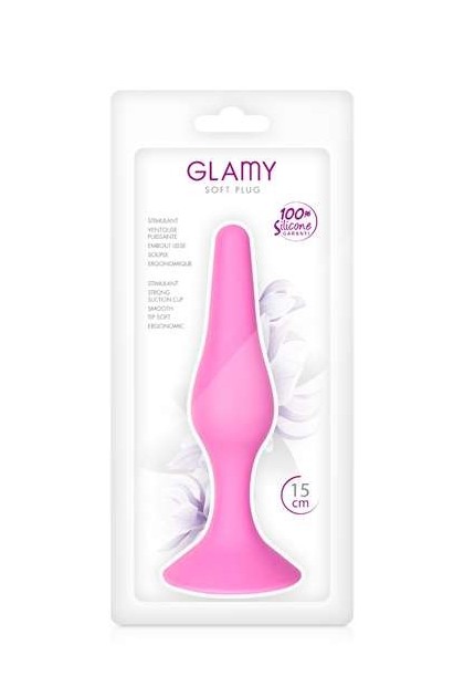 Plug anal rose ventouse 15cm - Love Shop Avenue