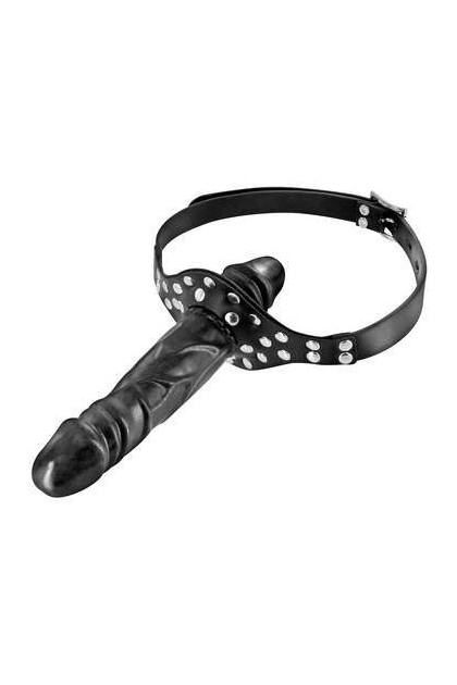 BÂILLON DOUBLE GODE RÉALISTES BLACK