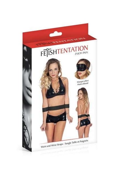 SANGLE DE TAILLE AVEC ATTACHES POIGNETS